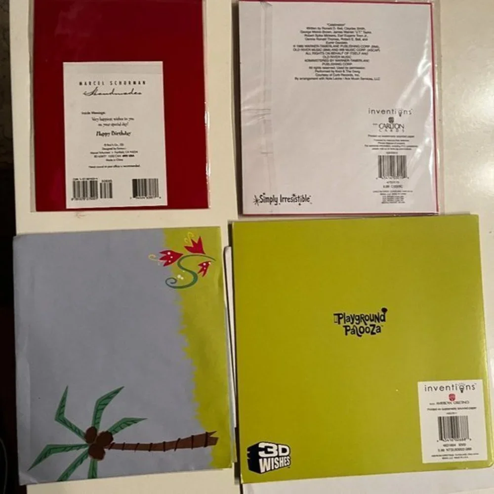 Birthday‎ Cards for Kids (Lot of FOUR)